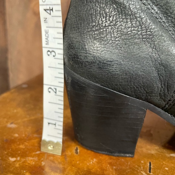 Vince Camuto Kolton Black Suede Tall Leather Boots - Size 6 1/2 - Picture 14 of 16